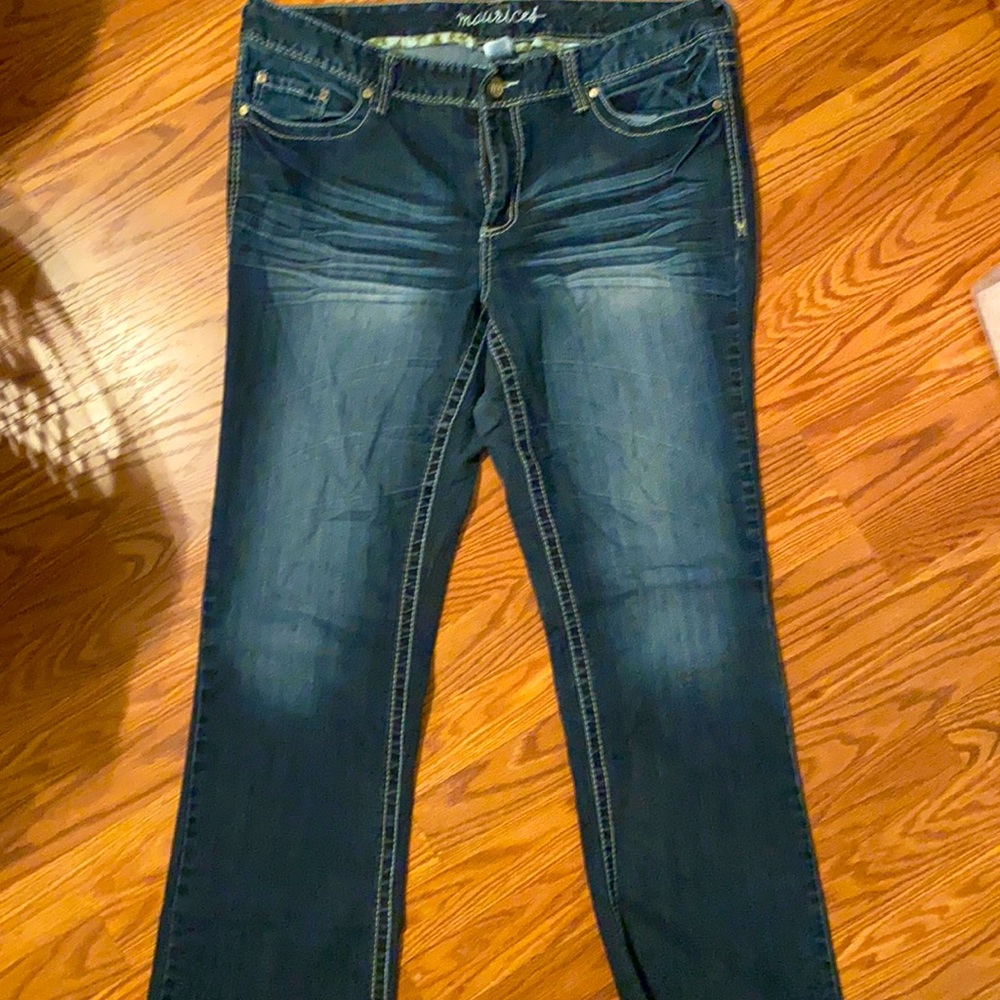 Maurices boot cut size 18 reg jeans